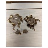 Old Silver Brooches & Earrings