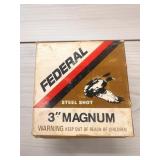 (25) Rounds of 20 Gauge - 4 Shot Steel Shot 3" Mag