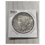 1924-s Peace Silver Dollar