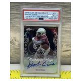 2017 Autograph Graded 9 Dalvin Cook Football Card