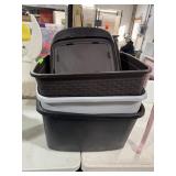 3 Storage Totes With Lids