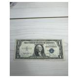 1935D $1 Silver Certificate #L74859597G Blue Seal