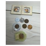 Bag of miscellaneous pennies (includes 1909)