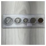 1911 Coin Set W/ Silver Coins