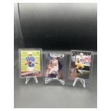 (3) Justin Herbert Rookie Football Cards