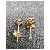 14 K Gold Earrings