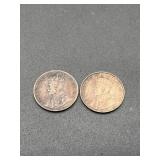 1913 & 1919 Canadian Large Cent