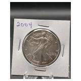 2004 Silver American Eagle, Toning?