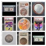 Jewelry, Coins, Currency, & Sports Card Auction 1/16/2025