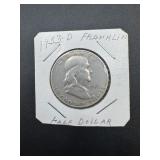 1953-D Franklin Silver Half Dollar