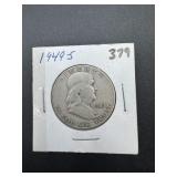 1949-S Franklin Silver Half Dollar