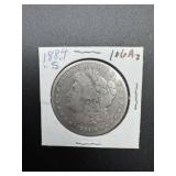 1884-S Morgan Silver Dollar, Semi-Key