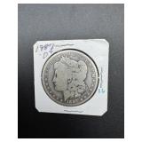 1887-O Morgan Silver Dollar