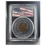 Jamaica 1/2 Penny Pcgs Certified 9-11-01 Wtc Groun