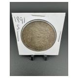 1891-s Morgan Silver Dollar