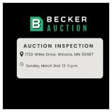 Inspection Dates:  Sunday, March 2nd: 12-3 P.m. Lo