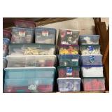 (16) Tubs of Craft Items (SU)