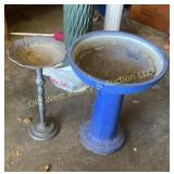 (2) Bird Baths (SU)