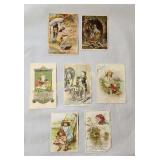 (7) Assorted Trade Cards