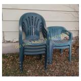 Plastic Lawn Chairs (G)