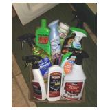 Box of Cleaning Supplies (K)