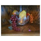 Glass Bowl w/ Fruit