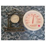 Clock & Thermometer