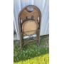 2 Wooden folding chairs