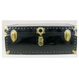 Black Trunk w/Brass Hardware