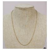 14k Gold Rope Neckace