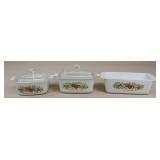 Corning Ware "Spice Of Life" Bakeware+ 4 Pc