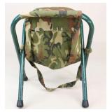 Camo Stool w/ Storage Bag w/Carrying Strap