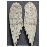 Painted Wooden Wings Wall Decor 2/PC