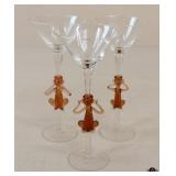 Monkey Martini Glasses