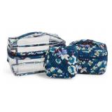 Vera Bradley Cosmetic Set / 3 Pc