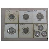 Silver Roosevelt Dimes / 8 pc