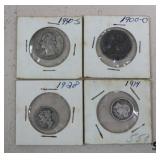 Coin Assortment  / 4 pc