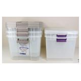 Sterlite Storage Totes / 5 pc