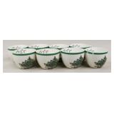 Spode "Christmas Tree" Cups / 8 Pc