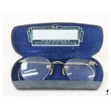 Vintage Reading Glasses W/Case