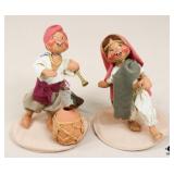 Annalee "Sunil & Samrita" Doll Figures / 2 Pc