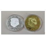 Trump 2018 Commerative Coins / 2 pc