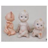 Kewpie Doll Figurines - Japan / 3 pc