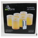 Enpornk Flameless LED Candles W/Remote