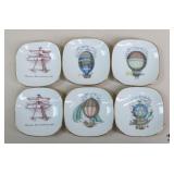 Alitalia Richard Ginori Porcelain Plates / 6 pc