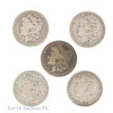 1879 - 1883 Silver Morgan Dollars (5)