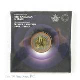 RCM 2019 1st Canadian in Space 25-cent Coin
