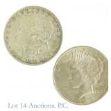 1921Silver Morgan & 1922 Peace Dollars (2)