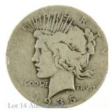 1935 Silver Peace Dollar (VF 20)