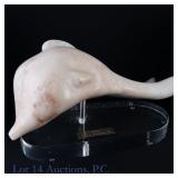 Fred P. Greenberg "Dolphin" Sculpture, Marble *